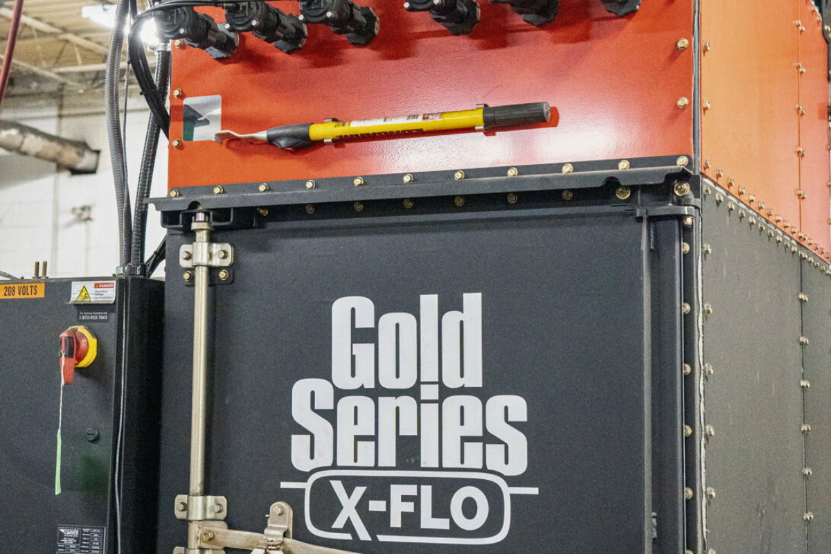 Laser machine at Niagara Specialty Metals used to process blade components supporting the benefits of MagnaCut knives